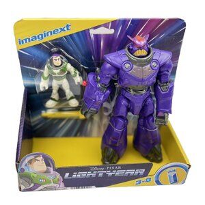 Imaginext Disney Pixar LIGHTYEAR  BUZZ & BATTLE BLAST ZURG Action Figures